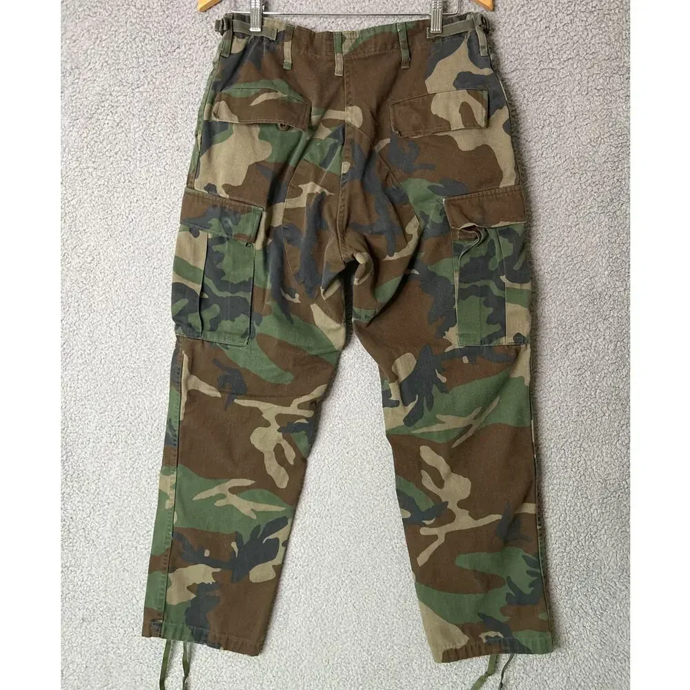 PROPPER Camo Pants Mens Medium Battle Trousers Cargo Button Fly Vintage Utility